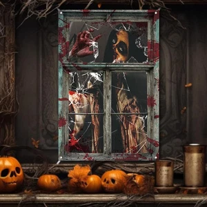 Coprifinestra Resistente allo Sbiadimento Striscione Camera Poster Accessori Halloween - Foto 1 di 10