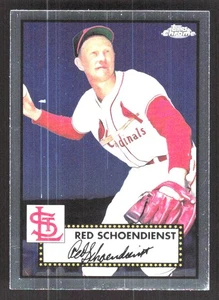 2021 Topps Chrome Platinum Anniversary #669 Red Schoendienst Excellent - Picture 1 of 2