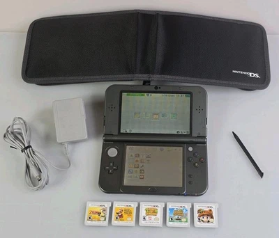 Novo Nintendo 3ds XL Vermelho-001 Pacote Zelda Mario 3D Land Maker Animal Crossing +.. - Imagem 1 de 4