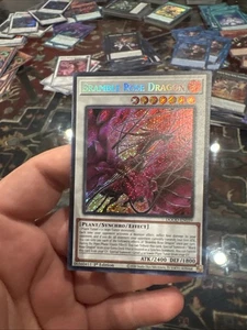 Yugioh! 1x Bramble Rose Dragon DOOD-EN039 Secret Rare 1st Ed NM - Picture 1 of 2