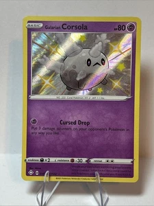 Galarian Corsola Shiny Holo Rare Shining Fates: Shiny Vault SV049/SV122 NM Holo - Bild 1 von 2
