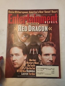 Entertainment Weekly Red Dragon Hannibal Lecter Oct 11 2002 Movies - Picture 1 of 1