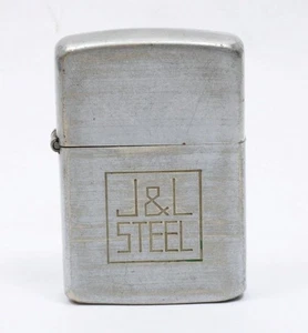 Encendedor Zippo 1947 vintage cromado níquel plata 3 barriles acero J&L bonito - Imagen 1 de 6
