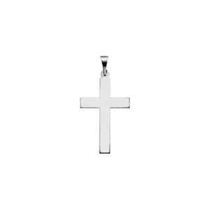 22 x 14 mm Cross Pendant In 14K White Gold - Picture 1 of 1