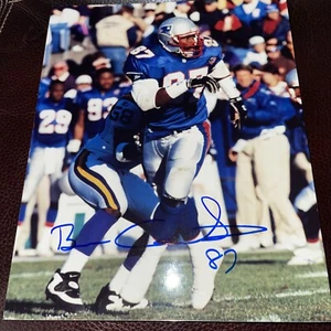 Ben Coates New England Patriots 8x10 Autographed Signed JSA Auction Letter COA - Picture 1 of 4