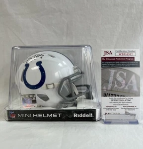 Joseph Vincent Flacco Indianapolis Colts Signed Autographed Mini Helmet JSA COA - Picture 1 of 8
