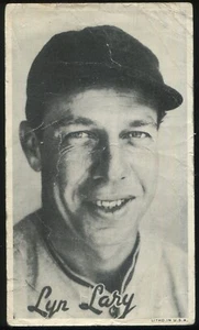 1936 Goudey Wide Pen Premium (R314 Type 1) Lyn Lary St. Louis Browns - Picture 1 of 2