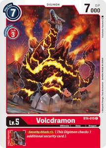 Digimon Volcdramon - BT4-015 - C Near Mint - Picture 1 of 1