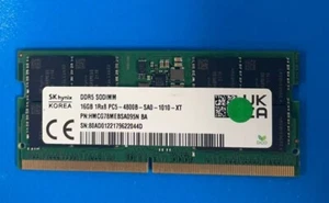 SK hynix 16GB Laptop RAM Memory 1Rx8 PC5-4800B HMCG78MEBSA095N SODIMM - Photo 1/2