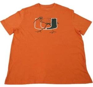 New Miami Hurricanes Mens Sizes M-L-XL Orange Shirt - Picture 1 of 5