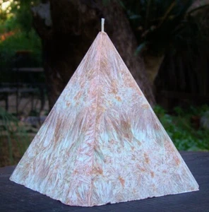 1kg 150hr PATCHOULI AMBER Scented Huge EGYPTIAN PYRAMID CANDLE Natural Gifts - Picture 1 of 24