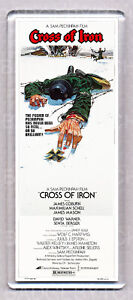 CROSS OF IRON movie poster 'WIDE' FRIDGE MAGNET  -  JAMES COBURN 70's CLASSIC!