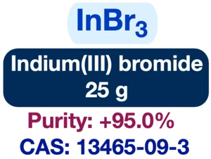 InBr3 || CAS: 13465-09-3 || 25 g || Purity: +95.0% - Picture 1 of 2