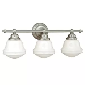 Vaxcel Huntley 3L Vanity , Satin Nickel - W0171 - Picture 1 of 1