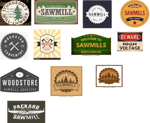 ho scale sawmill decals - Picture 1 of 1