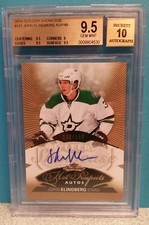 14-15 Fleer Showcase John Klingberg /149 Auto Rookie BGS 9.5 Gem Mint 2014 Stars