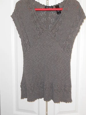 AXCESO--CHALECO CUELLO EN V ALGODÓN TOPO--XL Foto 1 de 2