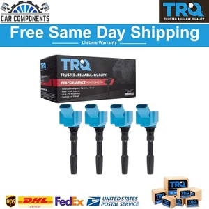 TRQ New Performance Ignition Coil Set Fits For 2014-2021 Audi A3 VW Golf Jetta - Picture 1 of 5
