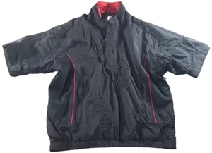 Footjoy DryJoys Herren L-XL Schwarz Tour Collection Kurzarm GOLF Windshirt JACK - Bild 1 von 18