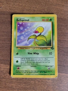 Pokemon Bellsprout 40/64 Jungle Common Moderate Play - Picture 1 of 2