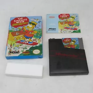The Simpsons: Bart vs. the Space Mutants (Nintendo NES, 1991) Complete CIB WORKS - Picture 1 of 15