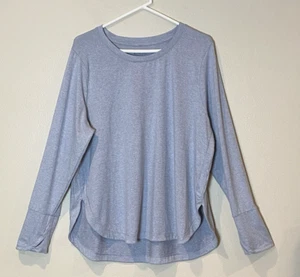 Athleta sz 1X Long Sleeve Scoop Neck Relaxed Fit Active Top - Picture 1 of 5
