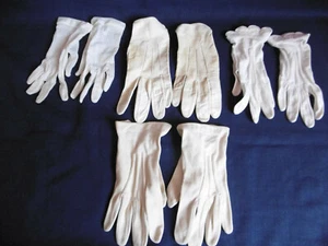 LOT DE 4 PAIRES DE GANTS ANCIENS DONT UNE EN PEAU - VINTAGE - Bild 1 von 10
