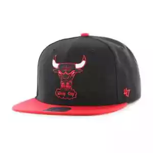 Cappello berretto 47 Chicago Bulls Sure Shot bicolore capitano NBA regolabile snapback - Foto 1 di 2