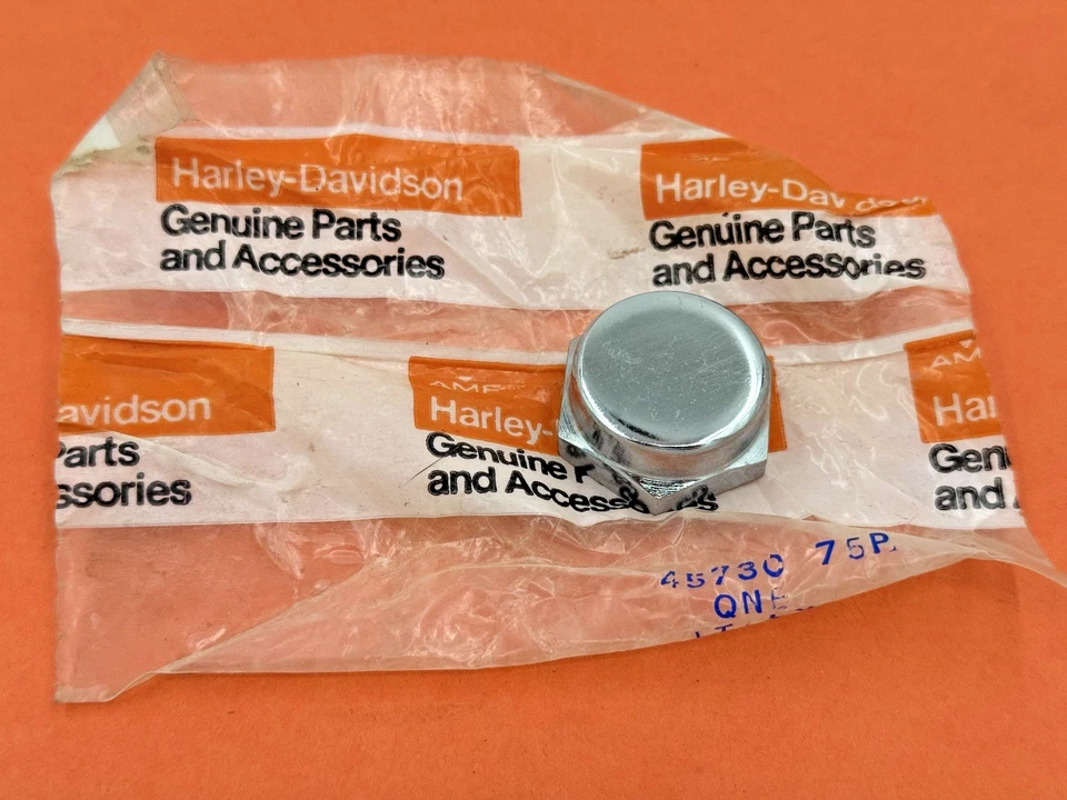 TUERCA DE VÁSTAGO HORQUILLA HARLEY AERMACCHI NOS BETOR #45730-75P 75-78 SX SS 175 250 Foto 1 de 1