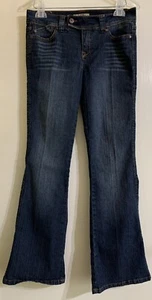 Paris Blues Jeans Flared Stretch Juniors Size 5. Embroidered Back Pockets - Picture 1 of 8