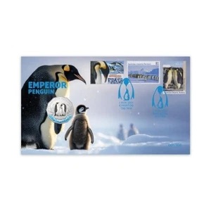 2023 AAT Emperor Penguin Limited-Edition Postal Numismatic Cover-only 300 issued - Picture 1 of 3