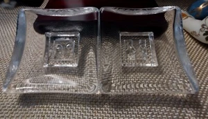 *Set Of 2* Kosta Boda Art Glass Face Bowls *set of 2* by Bertil Vallien MINT! - Picture 1 of 10