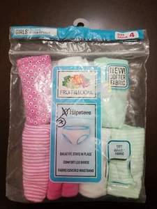 7 Fruit of the Loom Girls Hipsters Size 4 Tag Free,  100% Cotton,  New - Picture 1 of 2