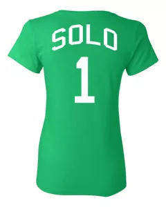 Hope Solo United States US Women's Soccer Team 2 Sides LADIES Tee Shirt 1091 - Picture 1 of 9