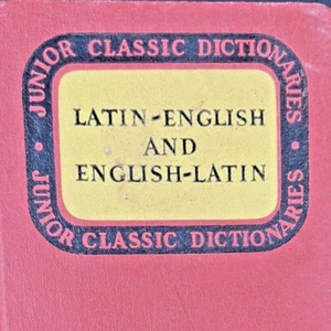 Junior Classic Dictionaries: Latin-English & English-Latin (HC 1947) - Picture 1 of 19