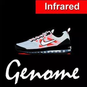 LIMITED EDITION MEN'S NIKE AIRMAX GENOME INFRARED PLATINUM WHITE DC9410-001 11 - Picture 1 of 12