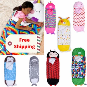 Kids Sleeping Bag Children Cartoon Animal Winter Warm Sleep Sacks Cute Gift - Picture 1 of 13
