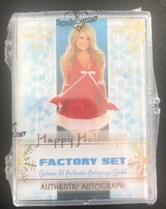 2011 BENCHWARMER HOLIDAY FACTORY SEALED SET 21 Autos Mary Riley Torrie Wilson - Picture 1 of 2