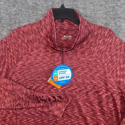 Columbia Womens OuterSpaced III Half Zip Pullover Sun Protection UPF 50 3XL NEW - Image 1 of 4
