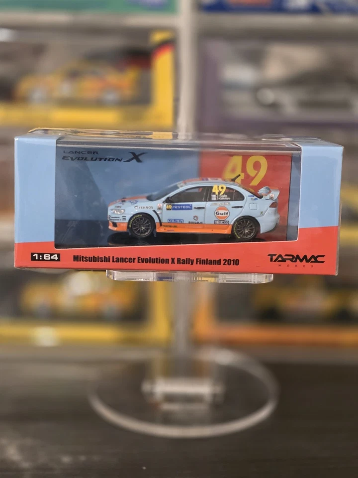 Tarmac Works 1:64 Mitsubishi Lancer Evo X Rally Finlandia 2010 Diecast  Foto 1 de 1