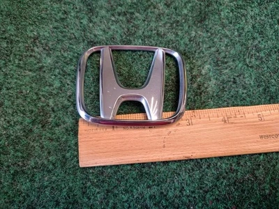 2001-2002 Honda Accord emblema traseiro H logotipo emblema símbolo 75701-S84-A010-M1 3S1 - Imagem 1 de 4