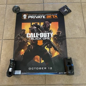 Póster promocional de doble cara de Call of Duty Black Ops 4 28x22 - Imagen 1 de 2