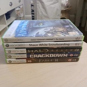 Xbox 360 games, Avatar,Crackdown, Fable 2, Halo Reach, Shaun White Snowboarding - Picture 1 of 11