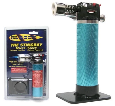 Blazer Stingray Butano Recargable Micro Antorcha GB4001 - AZUL - DISTRIBUIDOR EE. UU. Foto 1 de 2