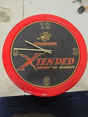 Reloj publicitario Winchester vintage de municiones extendidas Foto 1 de 4