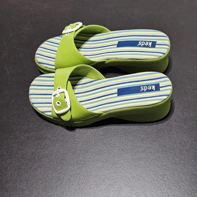 Vintage Girls Keds Kalika Green Sandals Multiple Sizes - Image 1 of 4