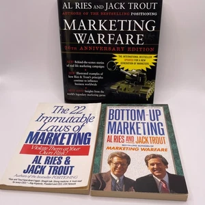 Marketing Warfare Al Reis und Jack Trout 3 Bücher Konvolut Business Unternehmer - Bild 1 von 20