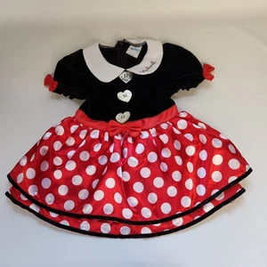 MINNIE MOUSE Costume Dress Disney 12-18 MO Polka Dot Spirit Of Halloween - Picture 1 of 18