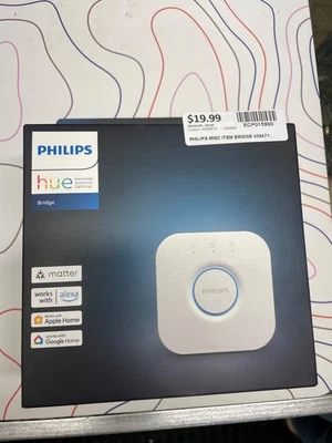 Nuevo concentrador controlador de iluminación Phillips Hue Bridge 458471 (ECP015900) Foto 1 de 3