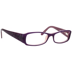 Burberry Eyeglasses B 2043 3064 Dark Violet/Lilac Rectangular Italy 52[]15 135 - Picture 1 of 6